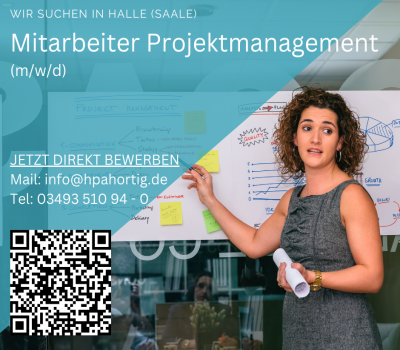 Mitarbeiter Projektmanagement (m/w/d) - Halle (Saale) - ab 3.500 €