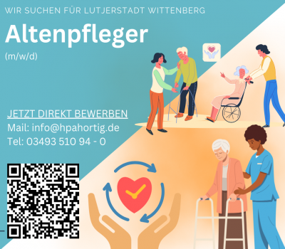 Altenpfleger (m/w/d) für Lutherstadt Wittenberg gesucht 