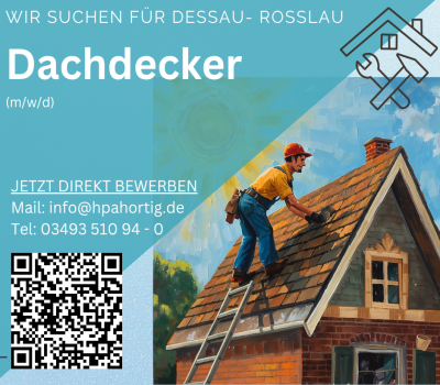 Dachdecker (m/w/d) für Dessau- Roßlau gesucht