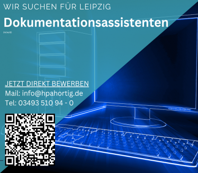 Dokumentationsassistenten (m/w/d) für Leipzig gesucht 