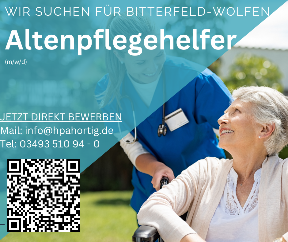 Altenpflegehelfer (m/w/d) für eine Pflegeeinrichtung gesucht - ab 3.200 € Brutto - 2-Schichtsystem