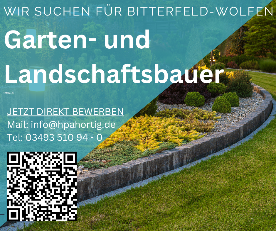 Garten- und Landschaftsbauer (m/w/d) für Bitterfeld gesucht - ab 3.000 € 
