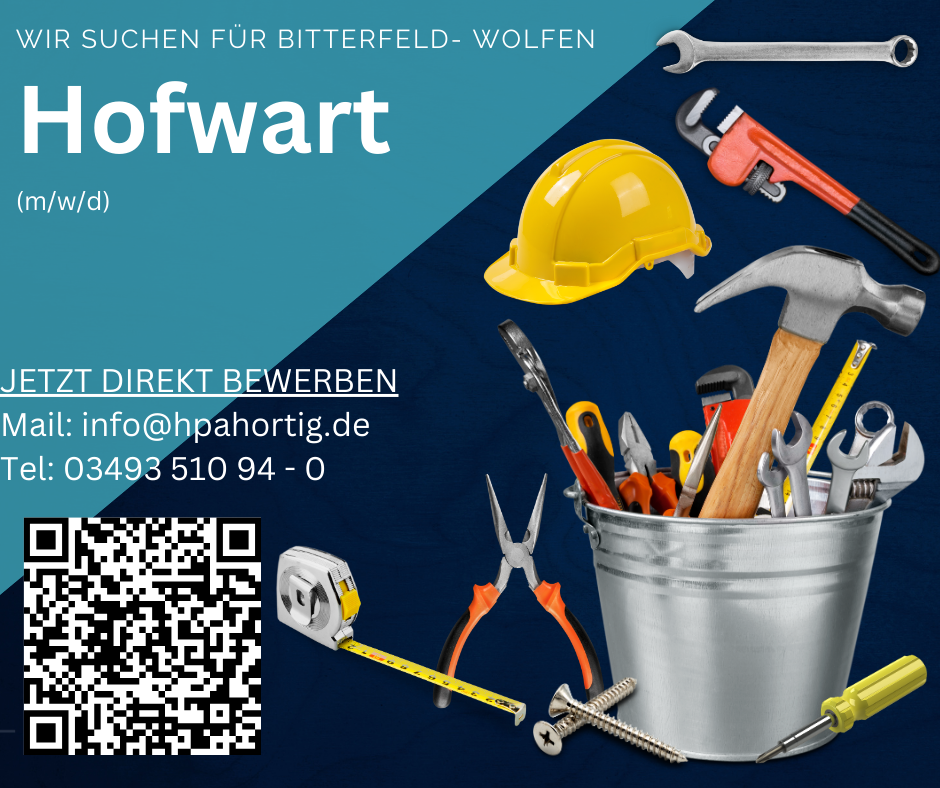 Hofwart (m/w/d) für Bitterfeld- Wolfen gesucht 